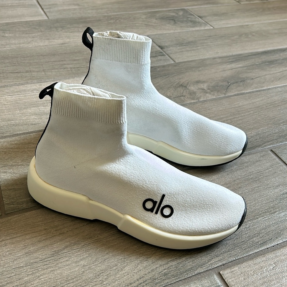 ALO Yoga White Sock Sneakers